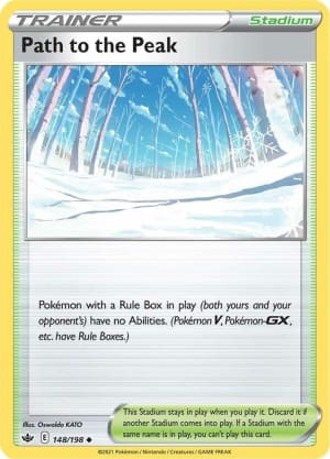 Path to the Peak stadium card in Pokemon TCG
